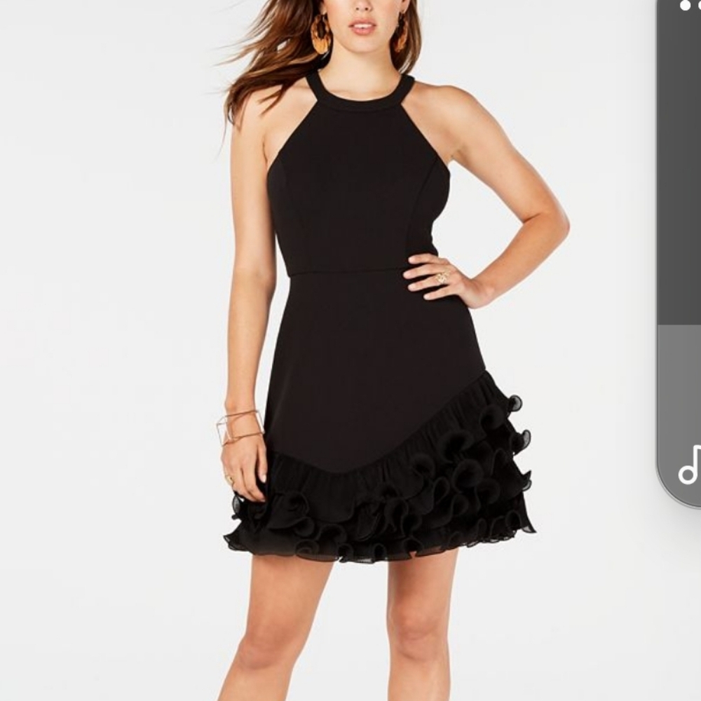 Guess black cocktail dress.